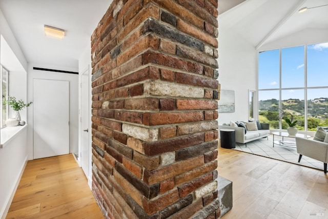 28 Timothy Ave, San Anselmo, CA 94960 - hall with light wood-type flooring and a towering ceiling