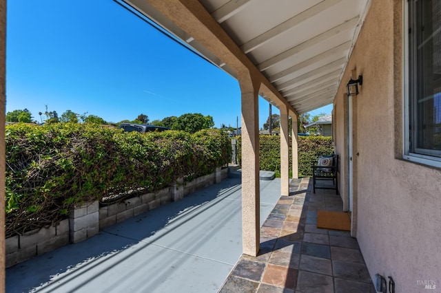 view of patio