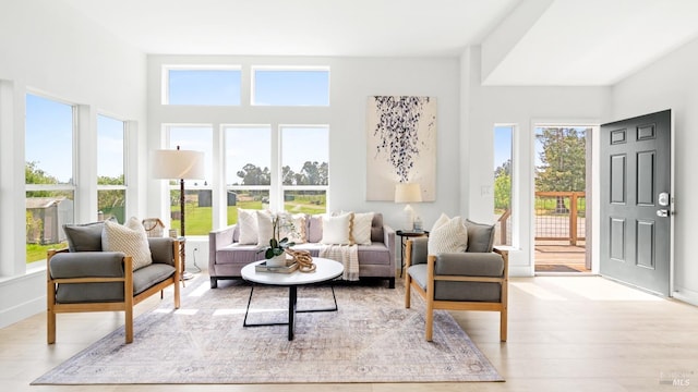 sunroom / solarium featuring a wealth of natural light