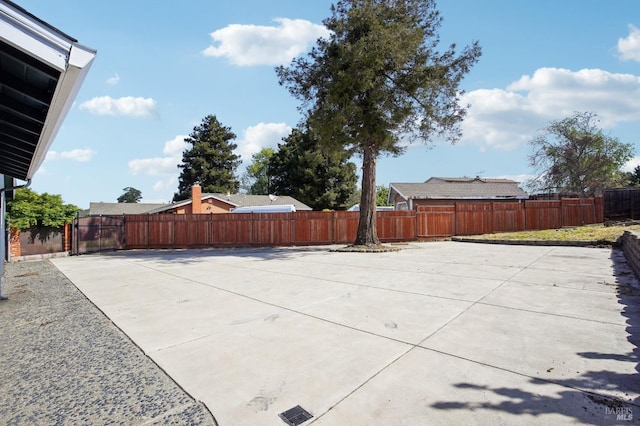 view of patio with fence private yard