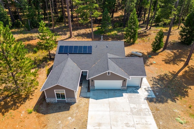drone / aerial view