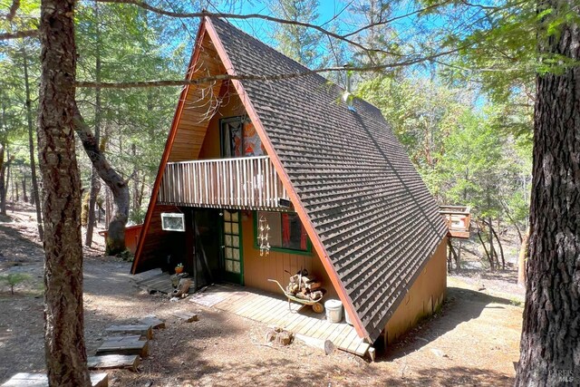 3984 Eagles Point Rd, Potter Valley, CA 95469 - view of mountain backdrop featuring a heavily wooded area