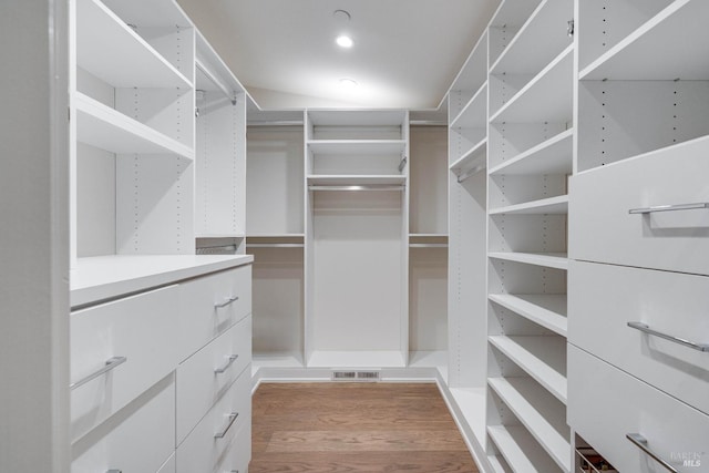1711 Spring St, Saint Helena, CA 94574 - walk in closet with wood finished floors and visible vents