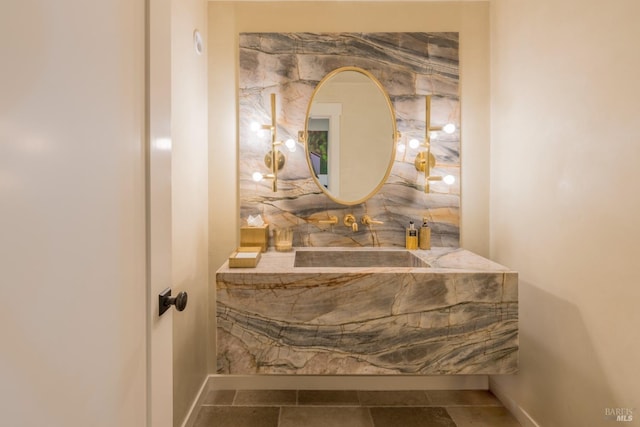 1711 Spring St, Saint Helena, CA 94574 - bathroom featuring baseboards and a sink