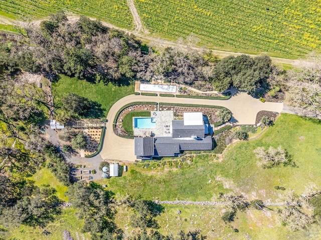 5310 Silverado Trl, Napa, CA 94558 - birds eye view of property featuring a rural view