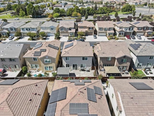 birds eye view of property featuring a residential view