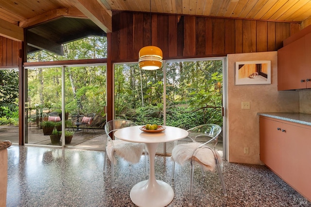 sunroom / solarium with plenty of natural light