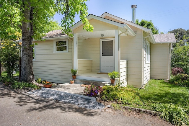 view of bungalow