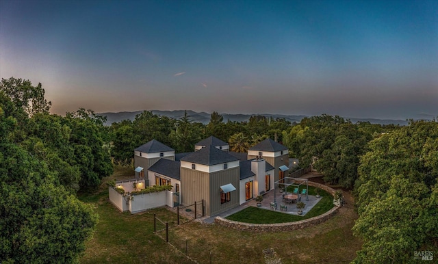 drone / aerial view