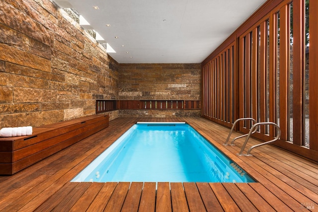 view of pool