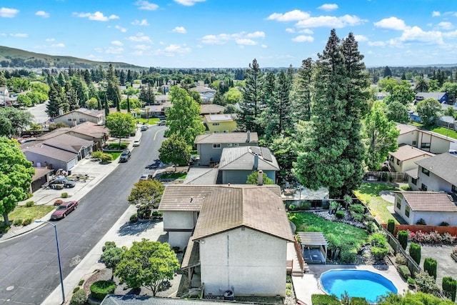 bird's eye view featuring a residential view