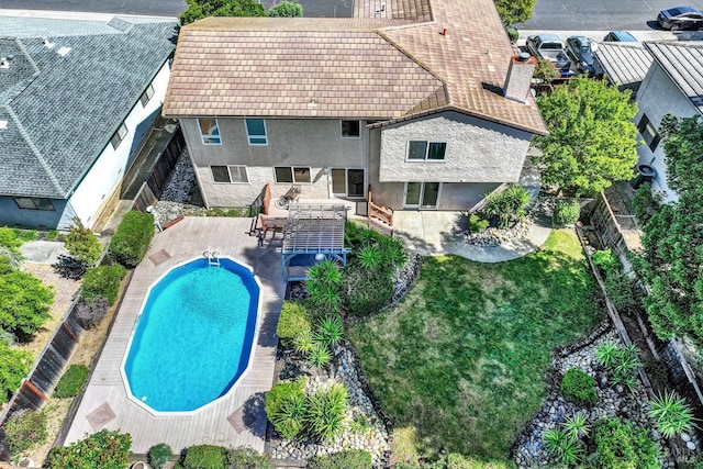drone / aerial view
