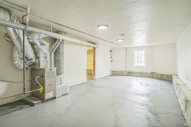view of basement