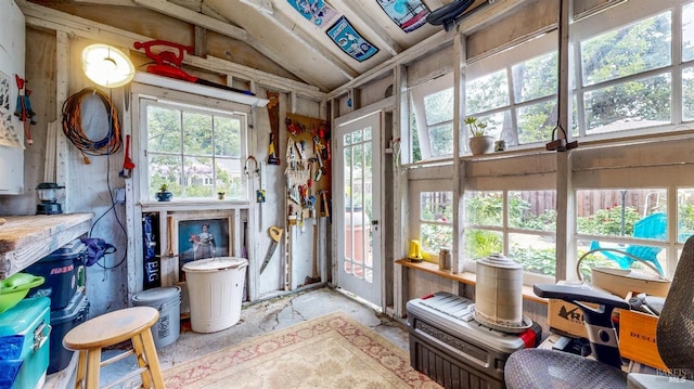 sunroom / solarium with a wealth of natural light
