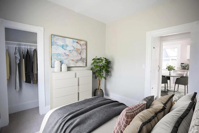 315 Baker St, Petaluma, CA 94952 - carpeted bedroom with baseboards and a closet