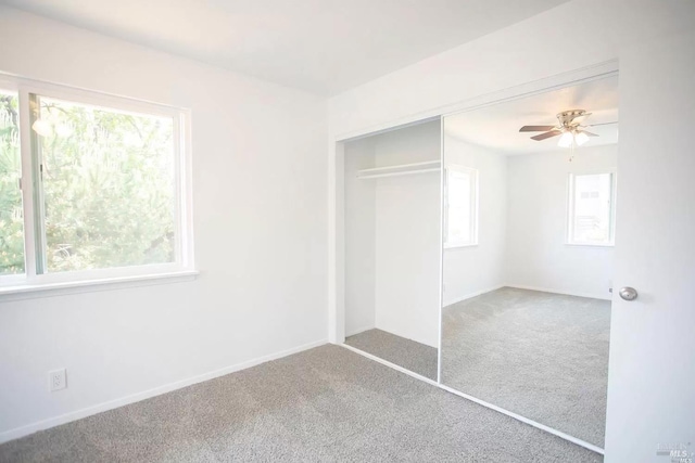 315 Baker St, Petaluma, CA 94952 - unfurnished bedroom with carpet, a closet, and multiple windows