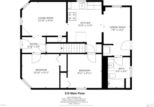 315 Baker St, Petaluma, CA 94952 - plan