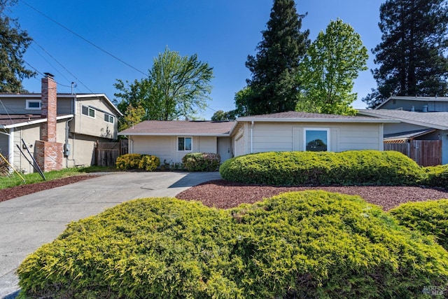 1765 Pine Ave, Petaluma, CA 94954 - view of front of property with fence and driveway