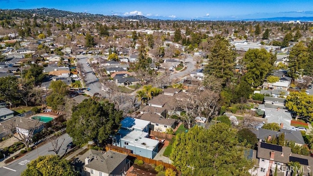 bird's eye view featuring a residential view