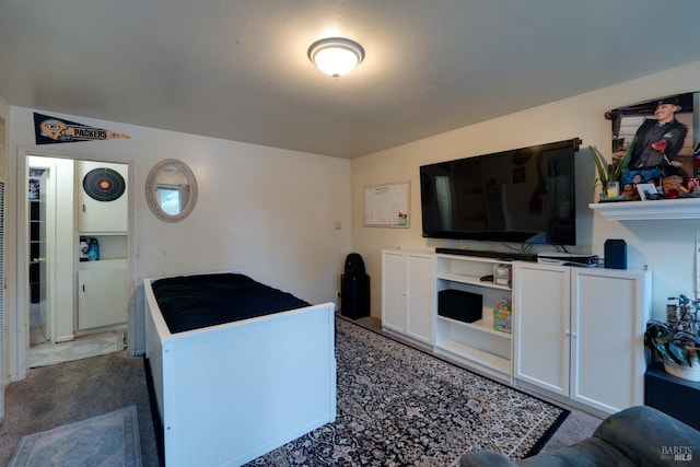 living room with carpet