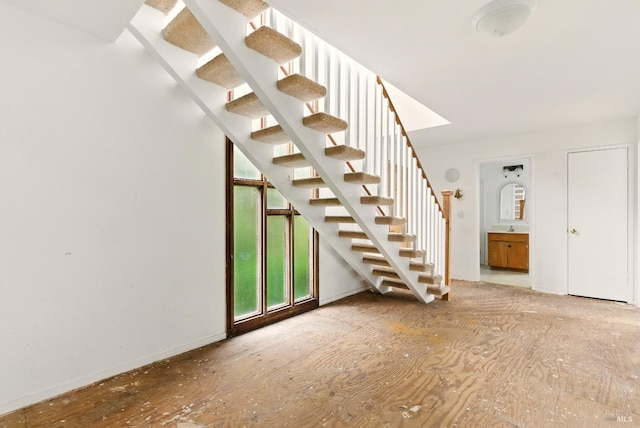 view of staircase
