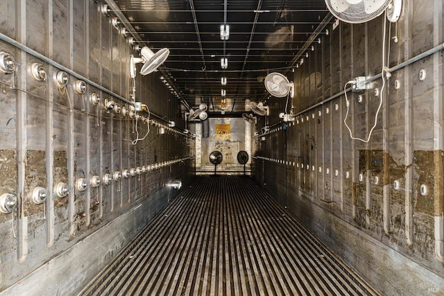 interior space featuring carpet