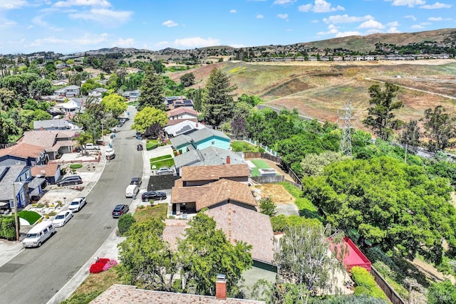1163 Granada St, Vallejo, CA 94591 - aerial view of residential area featuring a mountain backdrop