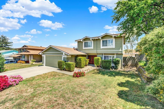 1163 Granada St, Vallejo, CA 94591 - view of front facade featuring an attached garage and driveway