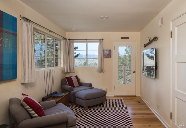 2480 Spring Mountain Rd, Saint Helena, CA 94574 - sitting room featuring wood finished floors and recessed lighting