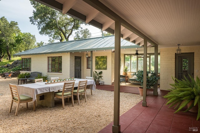 2480 Spring Mountain Rd, Saint Helena, CA 94574 - view of patio with outdoor dining area