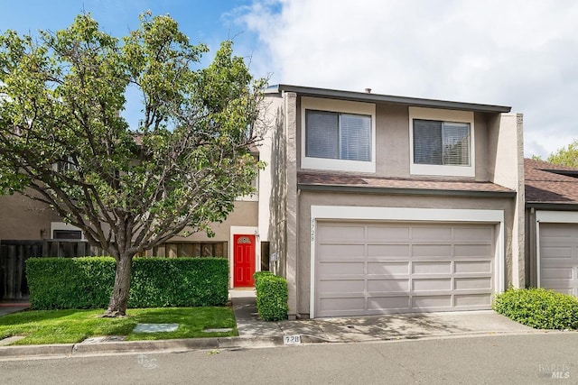 728 Walnut Ct, Novato, CA 94945 - multi unit property with stucco siding, a garage, and driveway