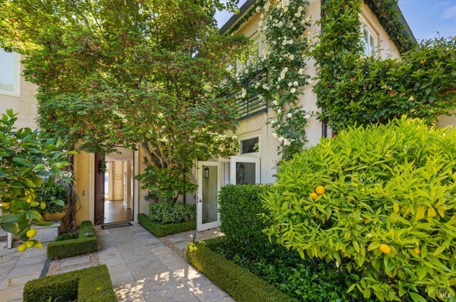 72 Lagoon Rd, Belvedere, CA 94920 - view of front of house featuring stucco siding