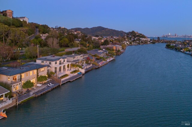 72 Lagoon Rd, Belvedere, CA 94920 - water view with mountains