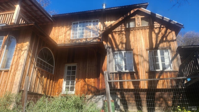view of property exterior