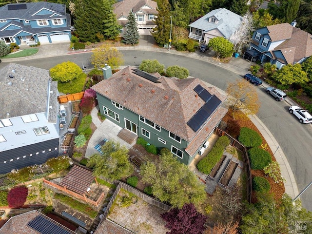 birds eye view of property featuring a residential view