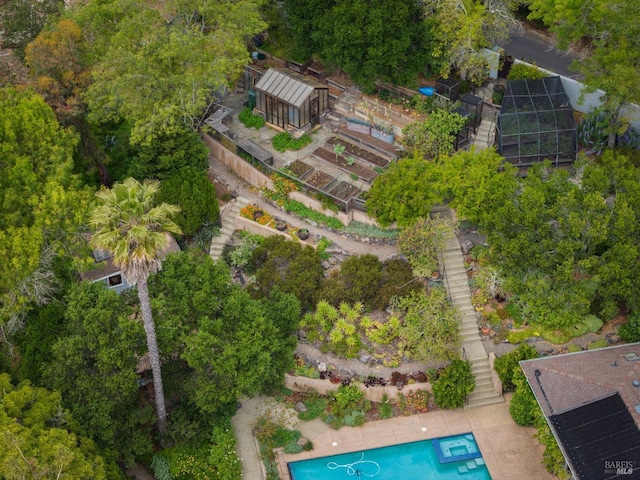 drone / aerial view