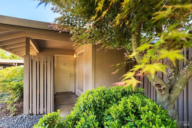 view of property entrance