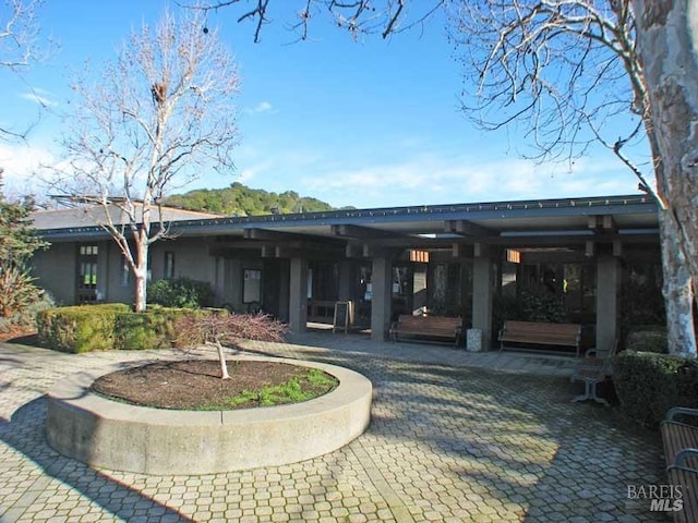 view of back of property