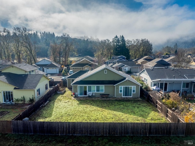 exterior space with a residential view