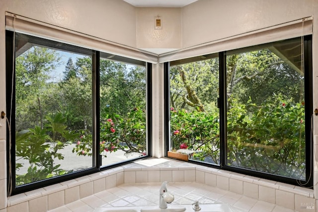interior space with a wealth of natural light