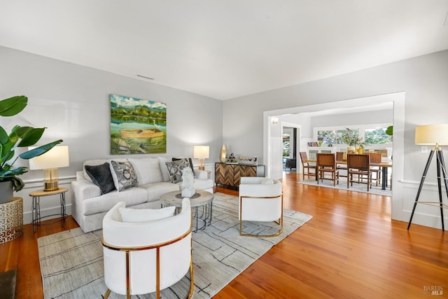 2855 Old Gravenstein Hwy, Sebastopol, CA 95472 - living room with wood finished floors