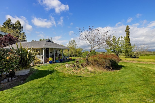 2855 Old Gravenstein Hwy, Sebastopol, CA 95472 - view of green lawn featuring covered porch
