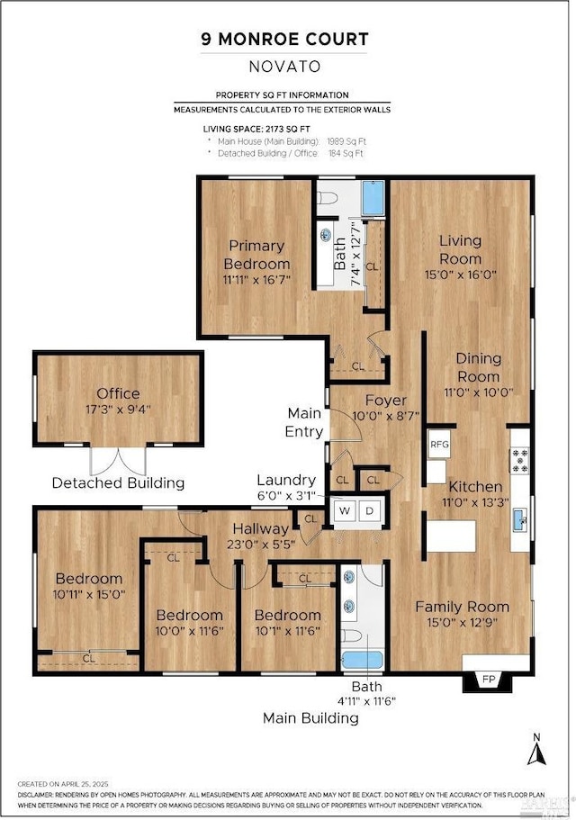 9 Monroe Ct, Novato, CA 94947 - plan