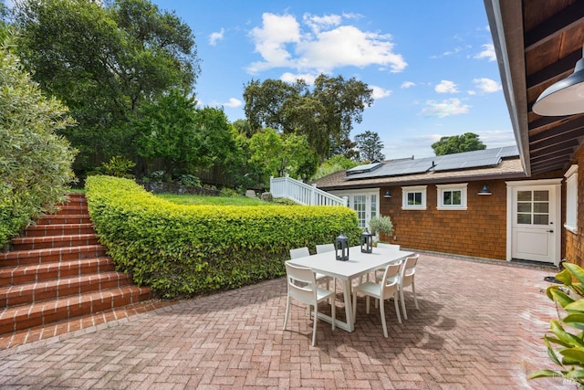 view of patio / terrace with outdoor dining area