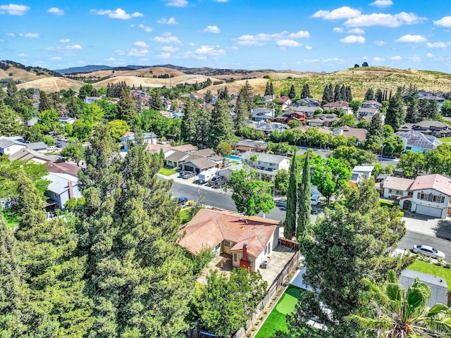 3432 Norwalk Pl, Fairfield, CA 94534 - aerial view of residential area featuring a mountain backdrop