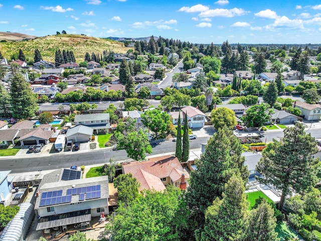3432 Norwalk Pl, Fairfield, CA 94534 - aerial view of residential area featuring a mountainous background