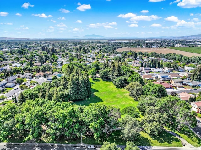 3432 Norwalk Pl, Fairfield, CA 94534 - aerial perspective of suburban area with a mountainous background and a tree filled landscape