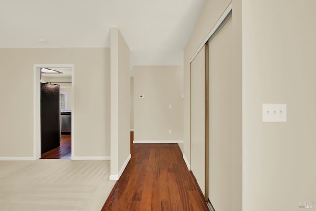 3432 Norwalk Pl, Fairfield, CA 94534 - corridor with dark wood-style flooring and baseboards