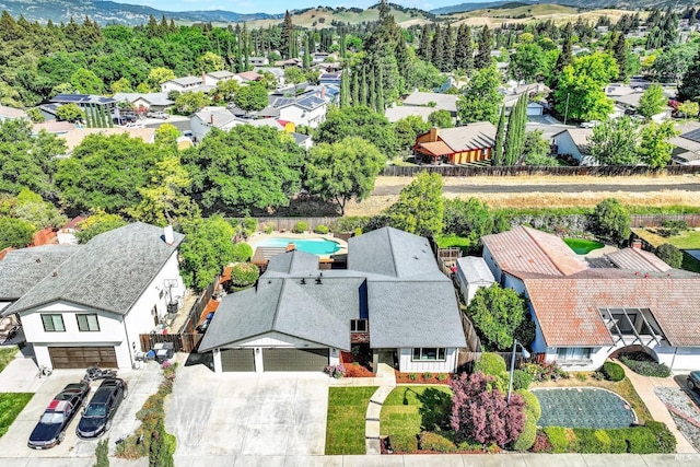 1426 Shelby Dr, Fairfield, CA 94534 - aerial view of residential area with a mountainous background