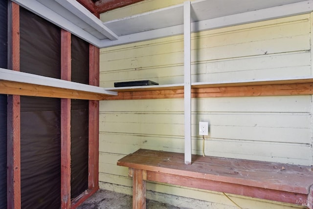 view of storage